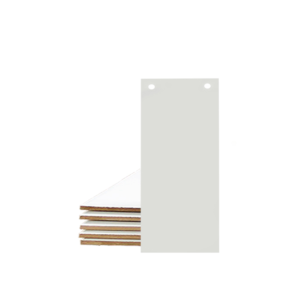Azulejo Resinado 10×20 c/ 02 furos – Branco