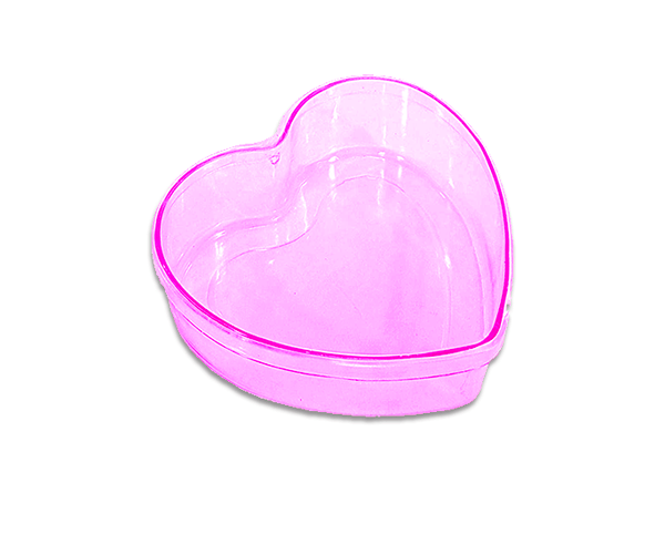 Caixa Acrílica Coração – Rosa
