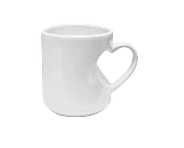 Caneca de Cerâmica 325ml – Corpo Coração