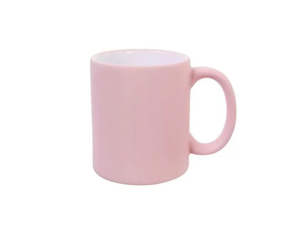 Caneca de Cerâmica Candy 325ml – Rosa (Metalnox)
