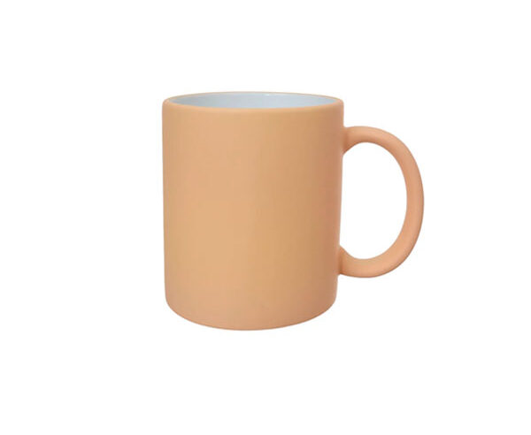 Caneca de Cerâmica Candy 325ml – Salmão (Metalnox)