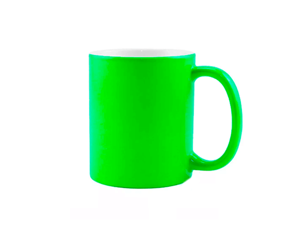 Caneca de Cerâmica Fluorescente 325ml – Verde