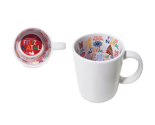 Caneca de Cerâmica Moto Mug 325ml – Feliz Natal