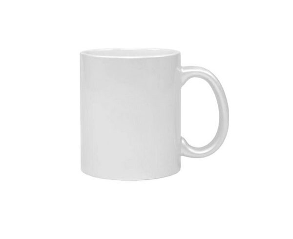 Caneca de Cerâmica Perolizada 325ml – Branca