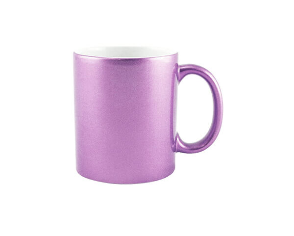 Caneca de Cerâmica Perolizada 325ml – Lilás