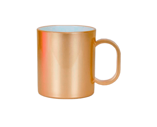 Caneca de Polímero 325ml – Dourada