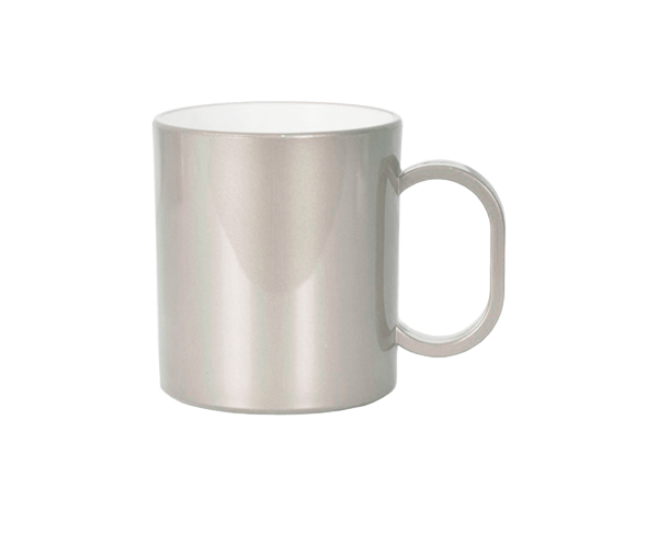 Caneca de Polímero 325ml – Prata