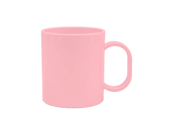 Caneca de Polímero 325ml – Rosa Bebê