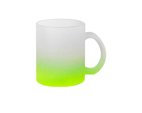 Caneca de Vidro Fosco 325ml – Verde