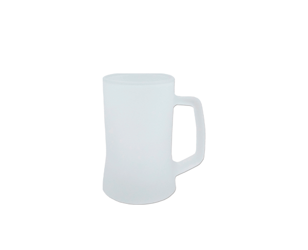 Caneca de Vidro Fosco 360ml