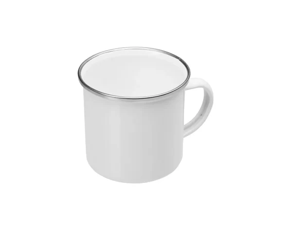 Caneca Esmaltada 360ml – Borda Prata