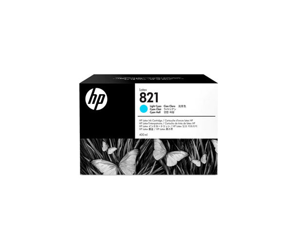 Cartucho HP Latex 821 G0Y90A 400ml – Ciano Claro