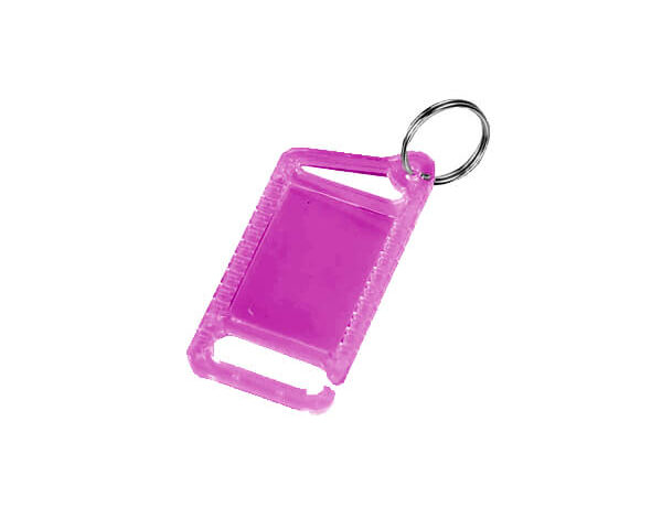 Chaveiro Acrílico 3×4 c/ Mosquetão – Rosa
