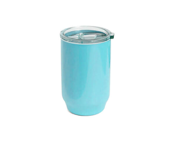 Copo de Polímero com Tampa 450ml – Azul