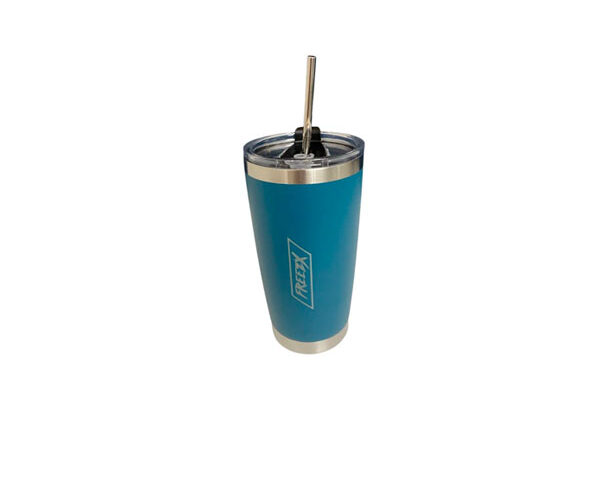 Copo Térmico Inox c/Escova Freezx – Azul 590ml