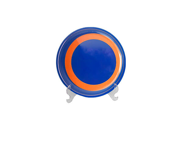 Foto Disco – Azul com Laranja