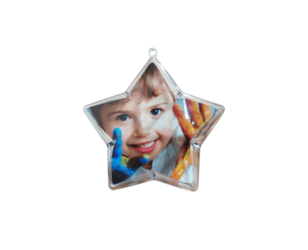 Foto Estrela Acrílica 9cm