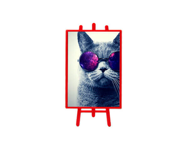 Foto Quadro Vertical – Vermelho