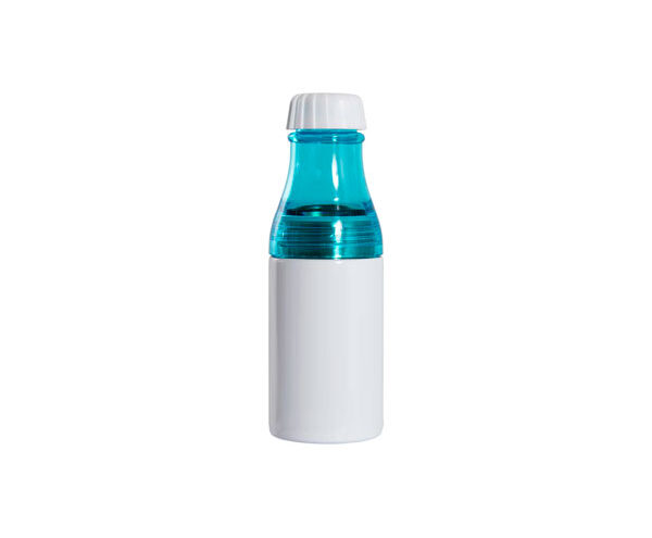 Garrafa de Alumínio 2 em 1 500ml – Azul (Metalnox)