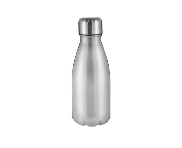 Garrafa de Alumínio Cola 400ml – Prata