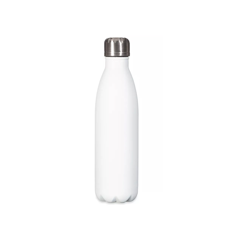 Garrafa de Alumínio Cola 500ml – Branca