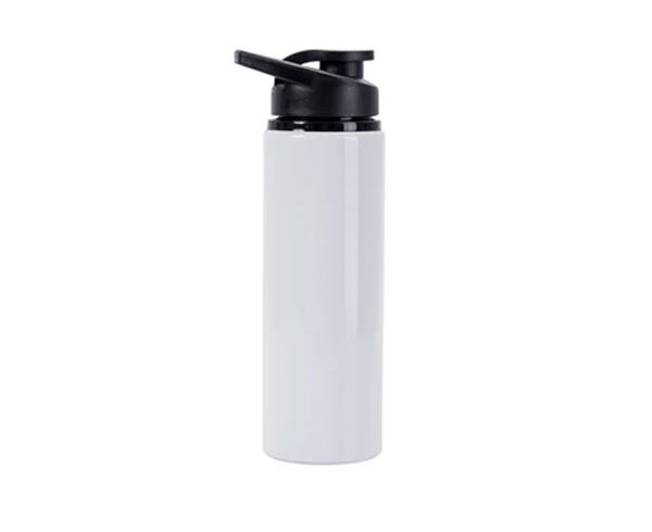 Garrafa de Alumínio com Alça 750ml – Branca (Metalnox)