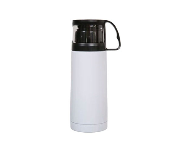 Garrafa de Inox 300ml – Tampa preta (Metalnox)