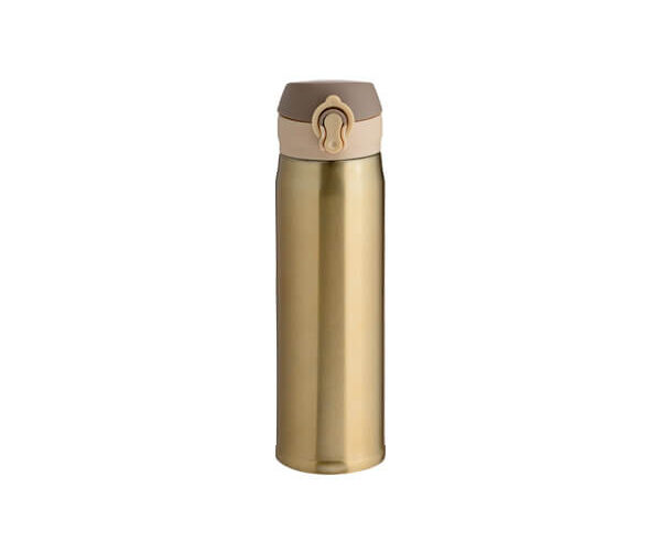 Garrafa de Inox Click 400ml – Dourada