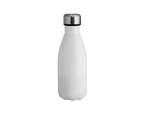 Garrafa de Inox Cola 500ml – Branco (Metalnox)