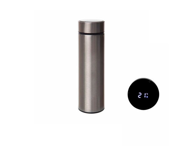 Garrafa de Inox Slim Digital 450ml – Prata