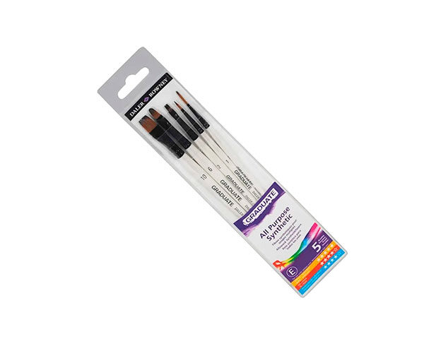 Kit de Pincéis Graduate Clássico 5 unidades – Daler Rowney
