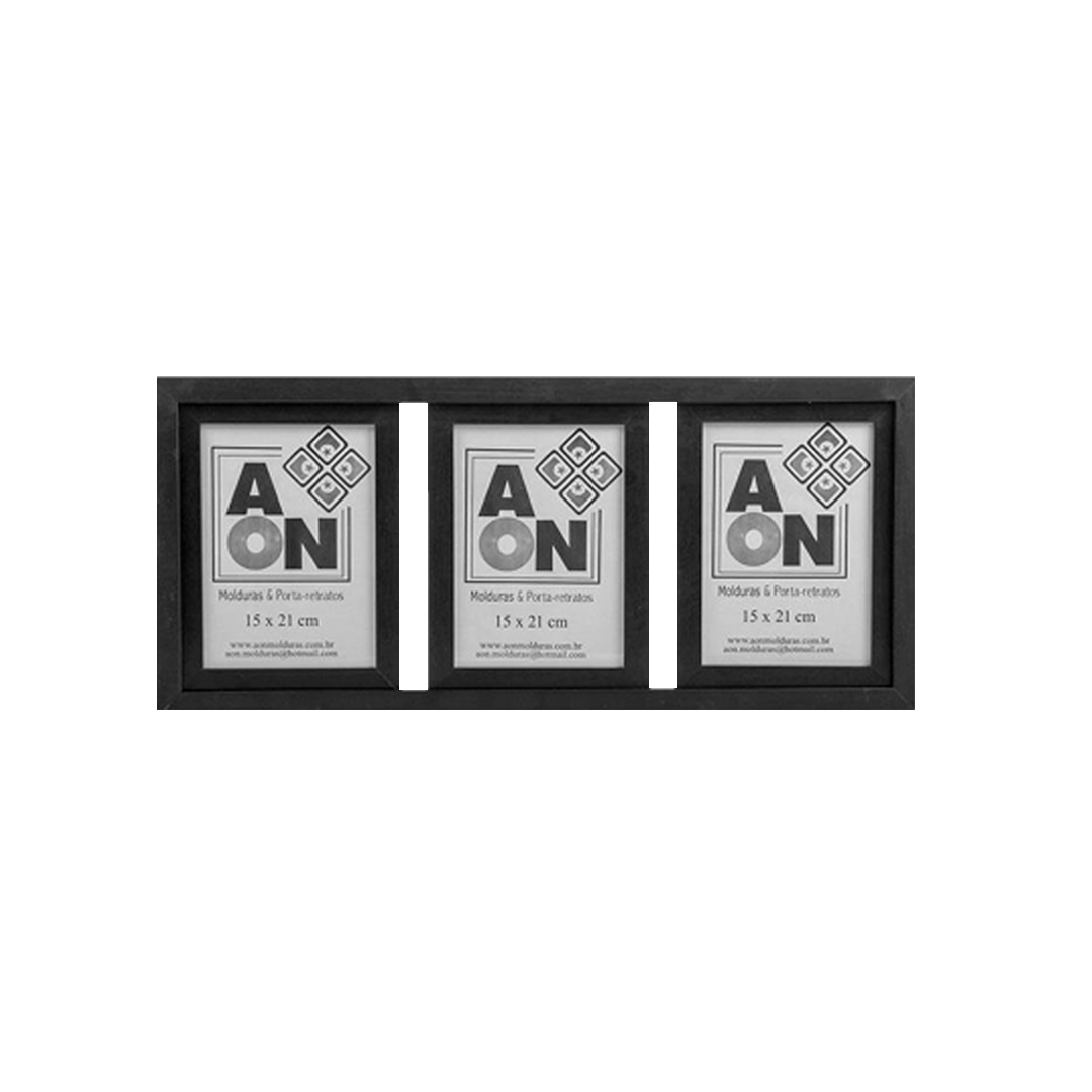 Montagem AON com 3 molduras 15×21 – F26