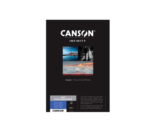 Papel Canson Rag Photographique 310g A4 25folhas