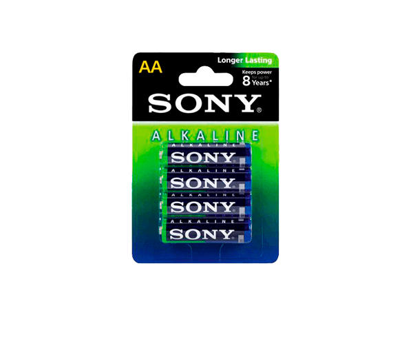 Pilha Alcalina Sony AA c/ 4 unid.