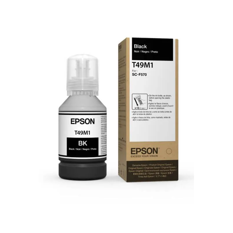 Tinta Epson Sublimática UltraChrome DS 140ml – Preto T49M1