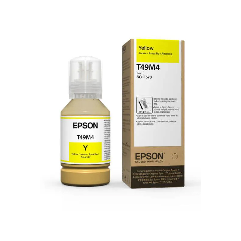 Tinta Epson Sublimática UltraChrome DS 140ml – Yellow T49M4