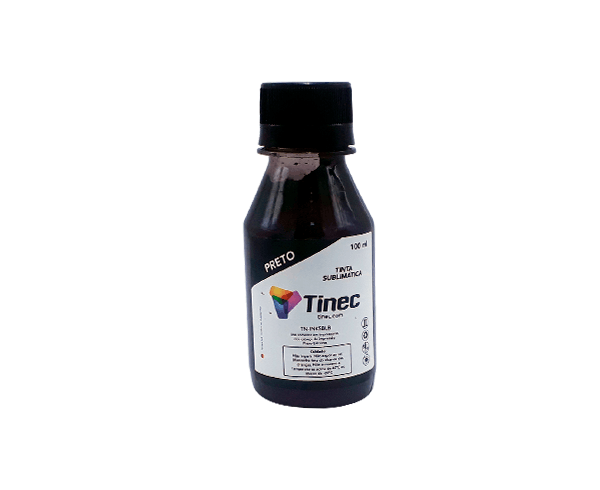 Tinta para Sublimação Tinec 100ml – Preta
